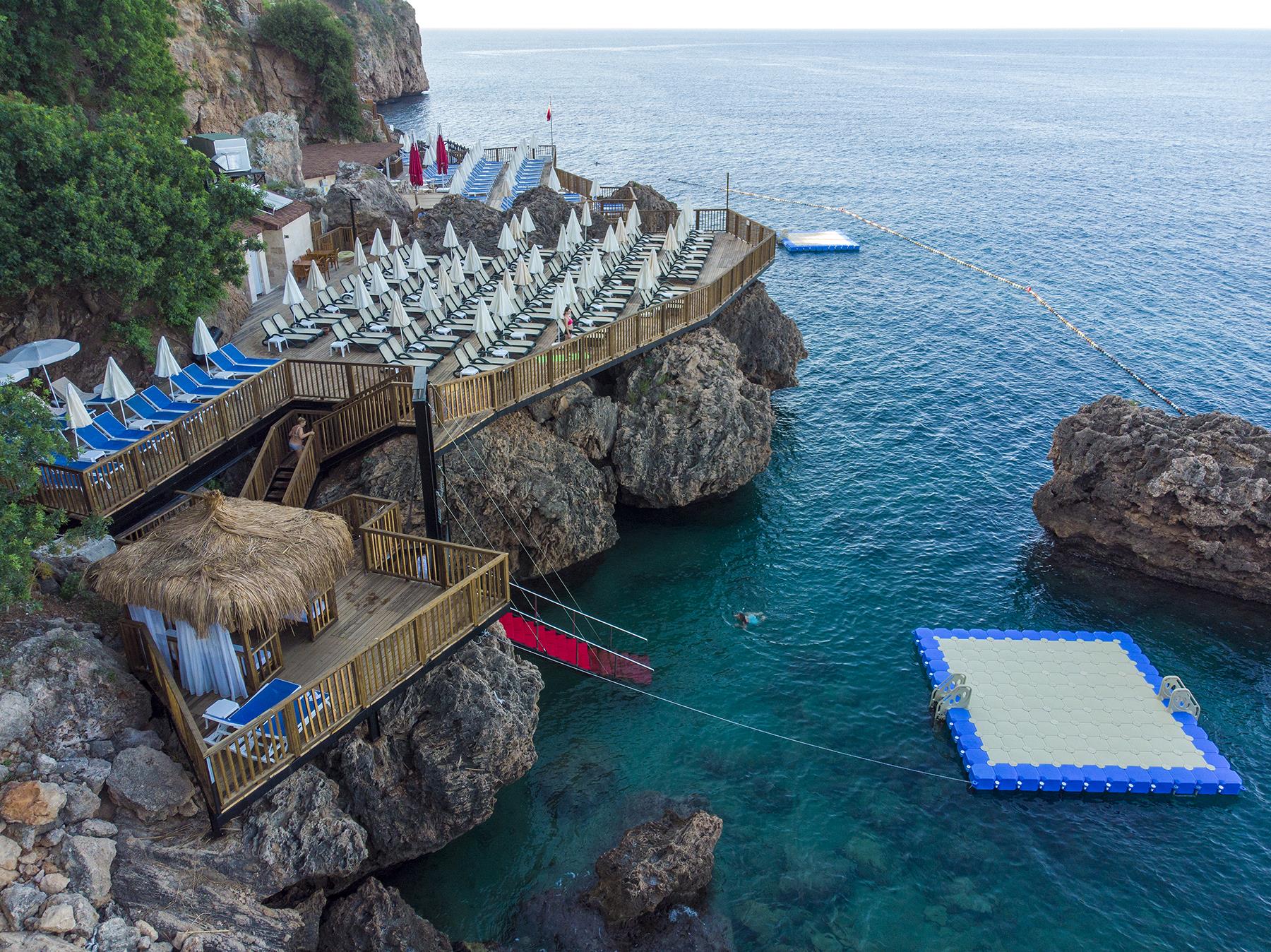 Sea platform at Ramada Plaza Antalya